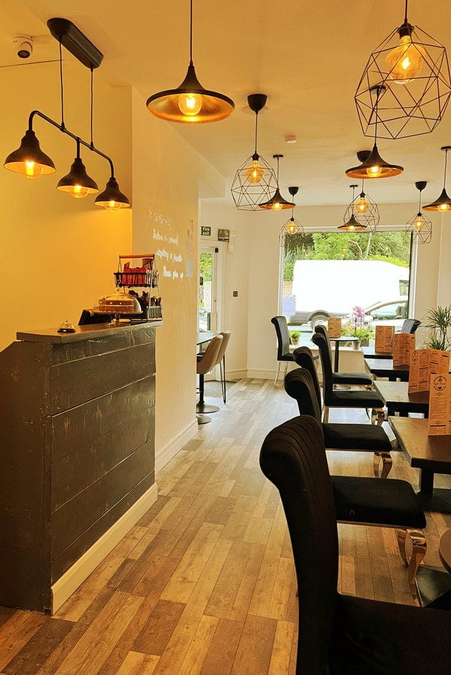 Interior view of Viuna Cafe