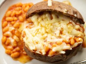 CHEESE AND BEANS