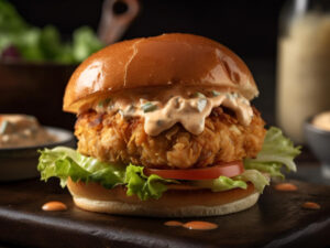 LOADED CHICKEN BURGER